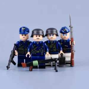 Minifigure - German Kriegsmarine Coastal Assault Troops WWII (LEGO Compatible) Minifigure - German Kriegsmarine Coastal Assault Troops WWII (LEGO Compatible)