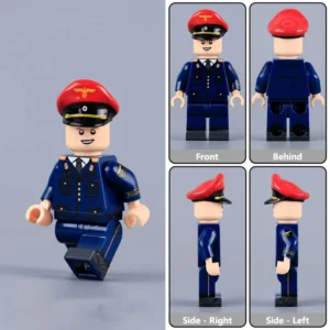 Minifigure - German Railway Signal Supervisor (Obersignalwerkführer, Deutsche Reichsbahn) WWII (LEGO Compatible) Minifigure - German Railway Signal Supervisor (Obersignalwerkführer, Deutsche Reichsbahn) WWII (LEGO Compatible)