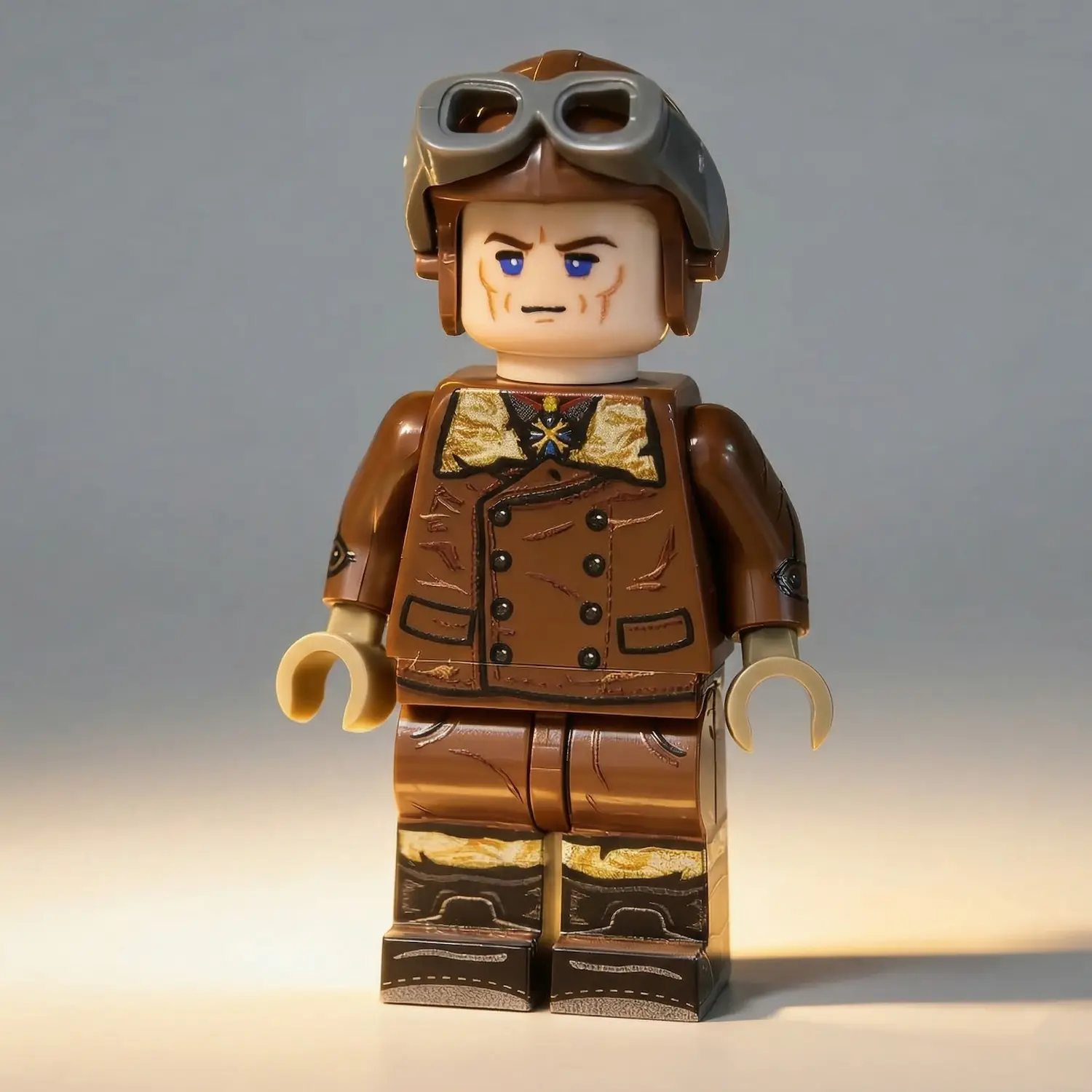 Minifigure - German Red Baron Fighter Pilot (Leather Jacket Version) WWI (LEGO Compatible) new picture Minifigure - German Red Baron Fighter Pilot (Leather Jacket Version) WWI (LEGO Compatible)