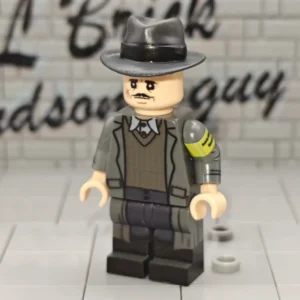 Minifigure - German Volkssturm Militia Member featuring a long dark grey overcoat WWII (LEGO Compatible) Minifigure - German Volkssturm Militia Member featuring a long dark grey overcoat WWII (LEGO Compatible)