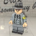 German Volkssturm Militia Member older civilian conscript from the desperate final days of the war WWII - Custom Printed Brick Block Figure