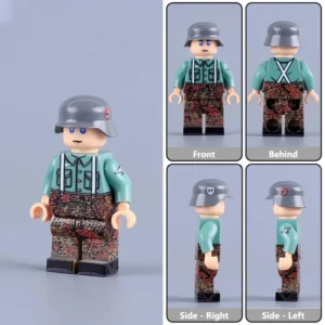 Minifigure - German Waffen-SS Soldier WWII (LEGO Compatible) Minifigure - German Waffen-SS Soldier WWII (LEGO Compatible)
