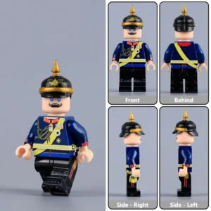 Minifigure - Kaiser Wilhelm II (Formal Dress Uniform) WWI (LEGO Compatible) Minifigure - Kaiser Wilhelm II (Formal Dress Uniform) WWI (LEGO Compatible)