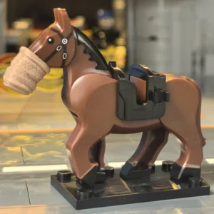 Minifigure - Military Cavalry Artillery Horse brown with Equine Gas Mask WWI (LEGO Compatible) Minifigure - Military Cavalry Artillery Horse brown with Equine Gas Mask WWI (LEGO Compatible)