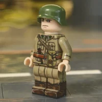 Minifigure - Royal Hungarian Honvéd Infantryman, specifically a Non-Commissioned Officer (NCO) wearing the M43 Field Uniform WWII (LEGO Compatible) 2 Royal Hungarian Honvéd Infantryman, specifically a Non-Commissioned Officer (NCO) wearing the M43 Field Uniform WWII - Custom Printed Brick Block Figure