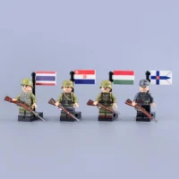 Minifigure - Soldiers from various minor Axis powers and co-belligerent nations WWII (LEGO Compatible) Minifigure - Soldiers from various minor Axis powers and co-belligerent nations WWII (LEGO Compatible)