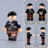 Minifigure – French Resistance Fighter (Maquisard) WWII (LEGO Compatible)