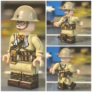 Minifigure – Imperial Japanese Army (IJA) Second Class Private Assistant Machine Gunner from the 1940 ground forces WWII (LEGO Compatible) Minifigure – Imperial Japanese Army (IJA) Second Class Private Assistant Machine Gunner from the 1940 ground forces WWII (LEGO Compatible)