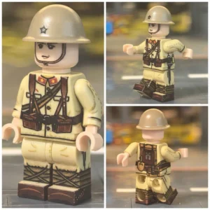 Minifigure – Imperial Japanese Army (IJA) Second Class Private Rifleman from the 1940 ground forces WWII (LEGO Compatible) Minifigure – Imperial Japanese Army (IJA) Second Class Private Rifleman from the 1940 ground forces WWII (LEGO Compatible)