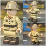 Imperial Japanese Army (IJA) Second Class Private Unequipped Infantryman from the 1940 ground forces WWII - Custom Printed Brick Block Figure