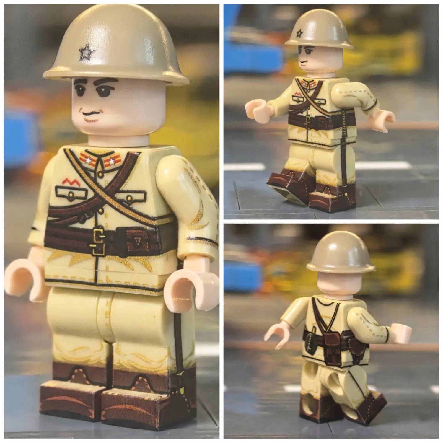 Minifigure – Imperial Japanese Army (IJA) Second Lieutenant from the 1940 ground forces WWII (LEGO Compatible)