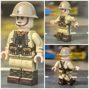 Minifigure – Imperial Japanese Army (IJA) Superior Private Grenadier from the 1940 ground forces WWII (LEGO Compatible) Minifigure – Imperial Japanese Army (IJA) Superior Private Grenadier from the 1940 ground forces WWII (LEGO Compatible)