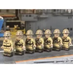 Imperial Japanese Army (IJA) infantry squad from the 1940 ground forces WWII - Custom Printed Brick Block Figure