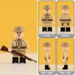 Qing Dynasty Cavalry Battalion NCO (Non-Commissioned Officer) - Custom Printed Brick Block Figure