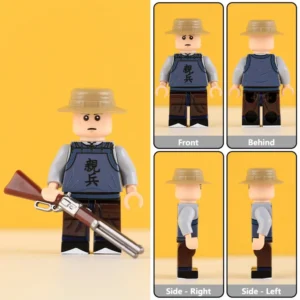 Minifigure – Qing Dynasty Imperial Guard Qinbing (Personal Guard or Elite Bodyguard) from the late Imperial era (LEGO Compatible) Minifigure – Qing Dynasty Imperial Guard Qinbing (Personal Guard or Elite Bodyguard) from the late Imperial era (LEGO Compatible)