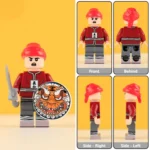Qing Dynasty Militia Soldier traditional fighter from the famous Boxer Rebellion - Custom Printed Brick Block Figure