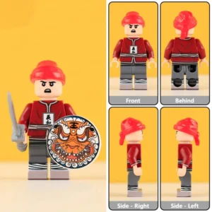 Minifigure – Qing Dynasty Militia Soldier traditional fighter from the famous Boxer Rebellion (LEGO Compatible) Minifigure – Qing Dynasty Militia Soldier traditional fighter from the famous Boxer Rebellion (LEGO Compatible)