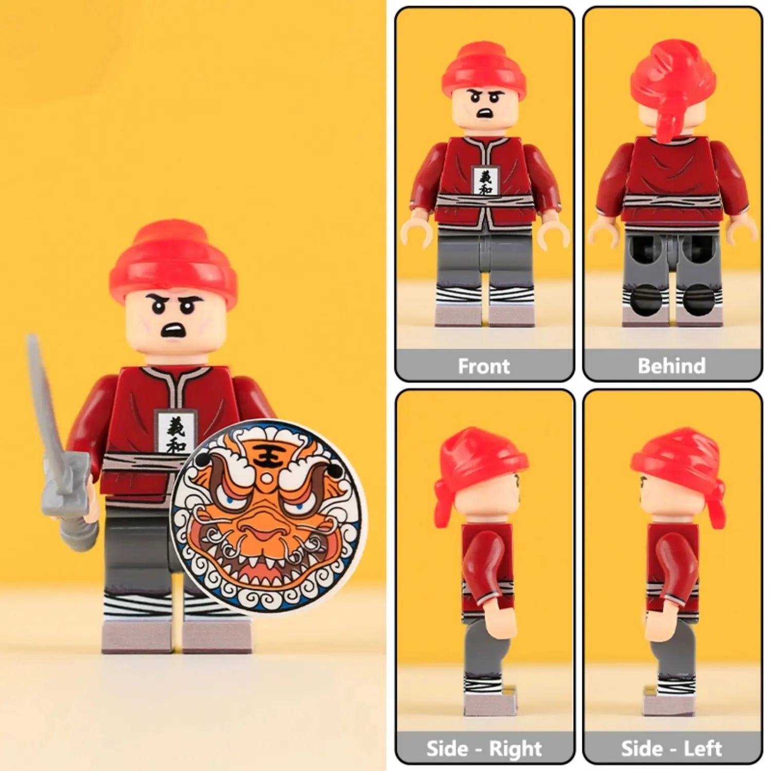 Minifigure – Qing Dynasty Militia Soldier traditional fighter from the famous Boxer Rebellion (LEGO Compatible) Minifigure – Qing Dynasty Militia Soldier traditional fighter from the famous Boxer Rebellion (LEGO Compatible)