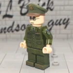 US Army Artillery Officer (Attached to USAAF) WWII - Custom Printed Brick Block Figure