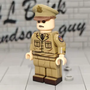 Minifigure – US Army Corps of Engineers Major assigned to SHAEF (Supreme Headquarters Allied Expeditionary Force) WWII (LEGO Compatible) Minifigure – US Army Corps of Engineers Major assigned to SHAEF (Supreme Headquarters Allied Expeditionary Force) WWII (LEGO Compatible)