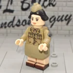 United States Women’s Army Corps (WAC) Technician Fifth Grade WWII - Custom Printed Brick Block Figure