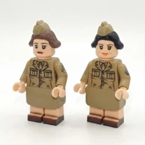 Minifigure – United States Women's Army Corps (WAC) WWII (LEGO Compatible) Minifigure – United States Women's Army Corps (WAC) WWII (LEGO Compatible)