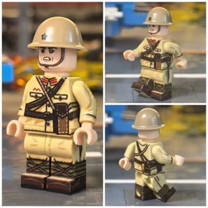 Minifigure – WWII Imperial Japanese Army (IJA) Lance Corporal Light Machine Gunner from the 1940 ground forces WWII (LEGO Compatible) Minifigure – WWII Imperial Japanese Army (IJA) Lance Corporal Light Machine Gunner from the 1940 ground forces WWII (LEGO Compatible)