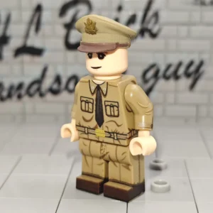 Minifigure – United States Army Captain (Khaki Summer Service Uniform with Peaked Cap) WWII (LEGO Compatible) Minifigure – United States Army Captain (Khaki Summer Service Uniform with Peaked Cap) WWII (LEGO Compatible)