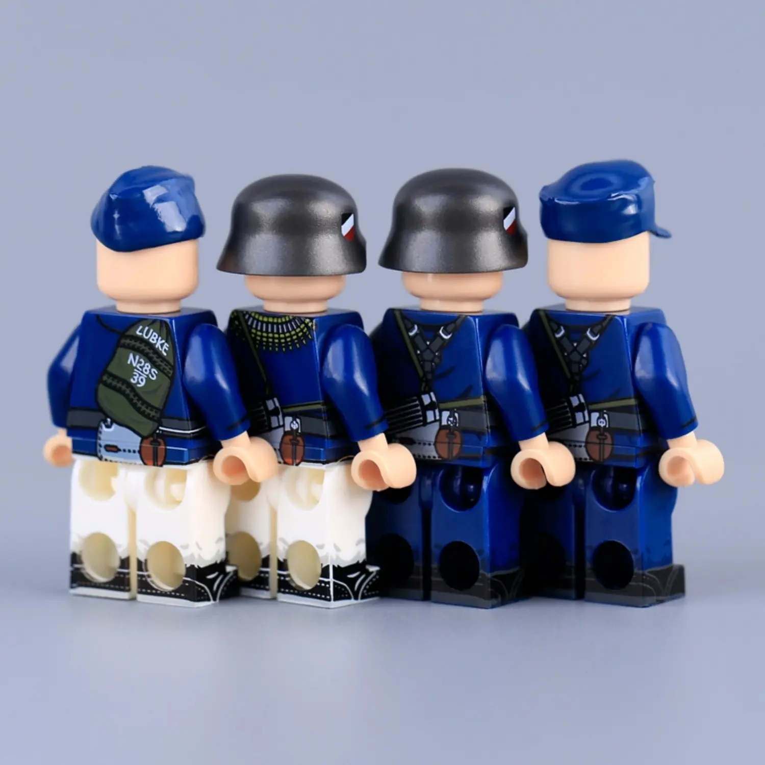 German Kriegsmarine Coastal Assault Troops WWII - Custom Printed Brick Block Figure