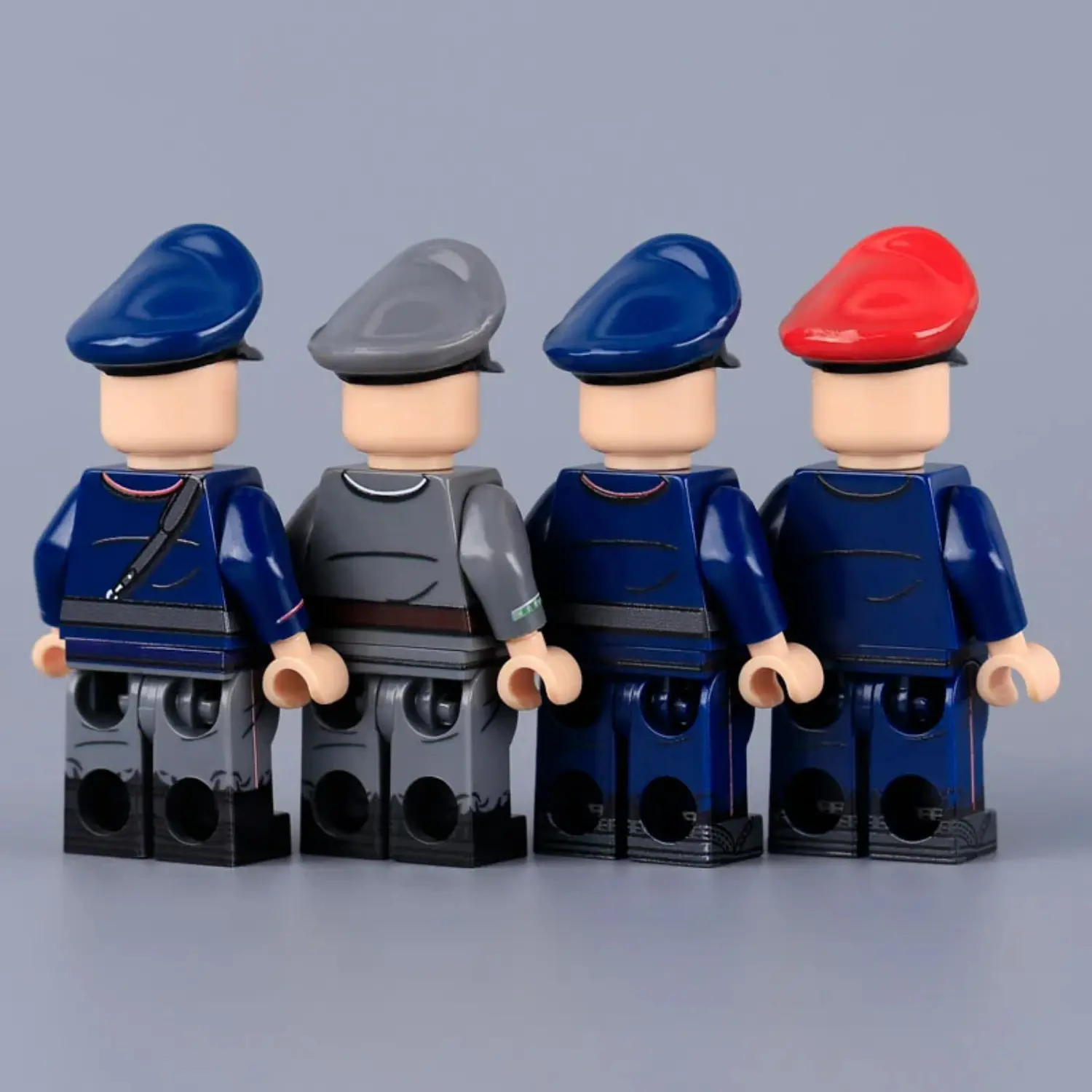 the back of the Minifigure - German Non-Combat Units WWII (LEGO Compatible) the back of the Minifigure - German Non-Combat Units WWII (LEGO Compatible)