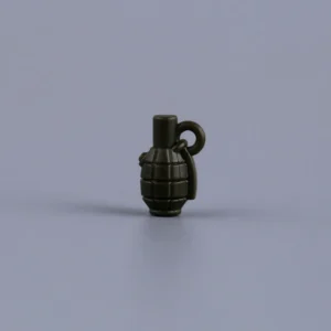 Custom Piece Miniature – Army Green Mills Bomb (Fragmentation Grenade) – 3D Print for LEGO Minifigure Custom Piece Miniature – Army Green Mills Bomb (Fragmentation Grenade) – 3D Print for LEGO Minifigure