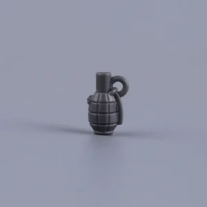 Custom Piece Miniature – Dark Gray Mills Bomb (Fragmentation Grenade) – 3D Print for LEGO Minifigure Custom Piece Miniature – Dark Gray Mills Bomb (Fragmentation Grenade) – 3D Print for LEGO Minifigure