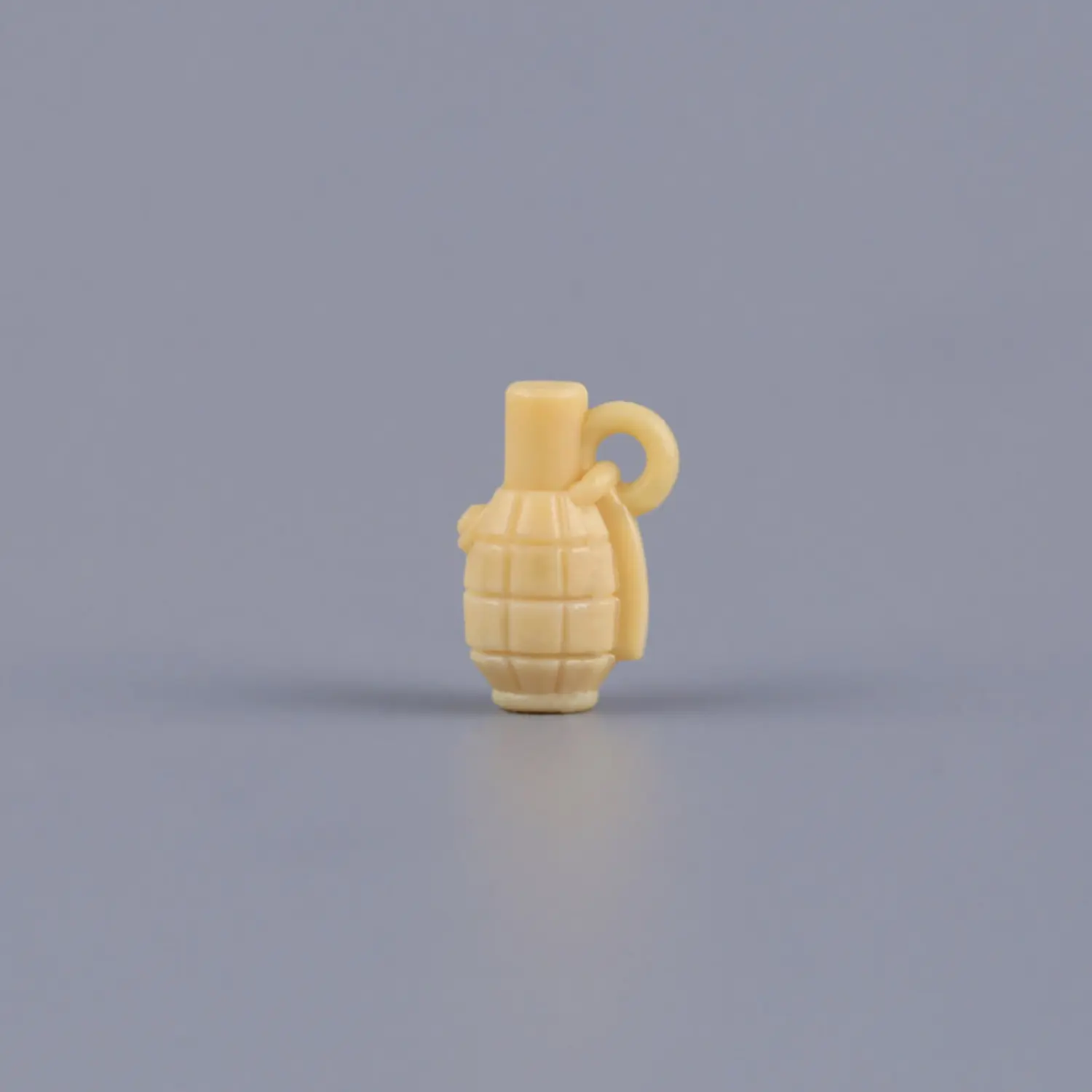 Custom Piece Miniature – Tan Mills Bomb (Fragmentation Grenade) – 3D Print for LEGO Minifigure