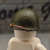 Custom Piece Miniature – U.S. Army M1 Helmet dark Olive Drab Green – 3D Print for LEGO minifigure Custom Piece Miniature – U.S. Army M1 Helmet dark Olive Drab Green – 3D Print for LEGO minifigure