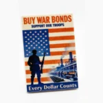 Printed Tile – 2×3 Tile (WWII “Buy War Bonds” Poster) - Custom 3D Printed Miniature Accessory Parts Pieces for Brick Block Figures