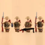 British Army Infantry Squad WWI - Custom Printed Brick Block Figure