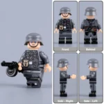 German Frontline NCO / Trench Fighter WWII - Custom Printed Brick Block Figure