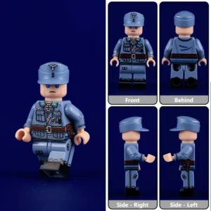 Minifigure - German Luftwaffe (Air Force) Field Officer WWII (LEGO Compatible) 2 Minifigure - German Luftwaffe (Air Force) Field Officer WWII (LEGO Compatible)