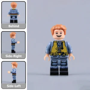 Minifigure - German Luftwaffe Air Force Fighter Pilot with a bright yellow life preserver WWII (LEGO Compatible) Minifigure - German Luftwaffe Air Force Fighter Pilot with a bright yellow life preserver WWII (LEGO Compatible)