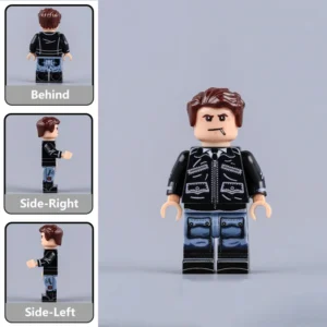 Minifigure - German Luftwaffe Air Force Fighter Pilot with black leather flight jacket WWII Minifigure - German Luftwaffe Air Force Fighter Pilot with black leather flight jacket WWII