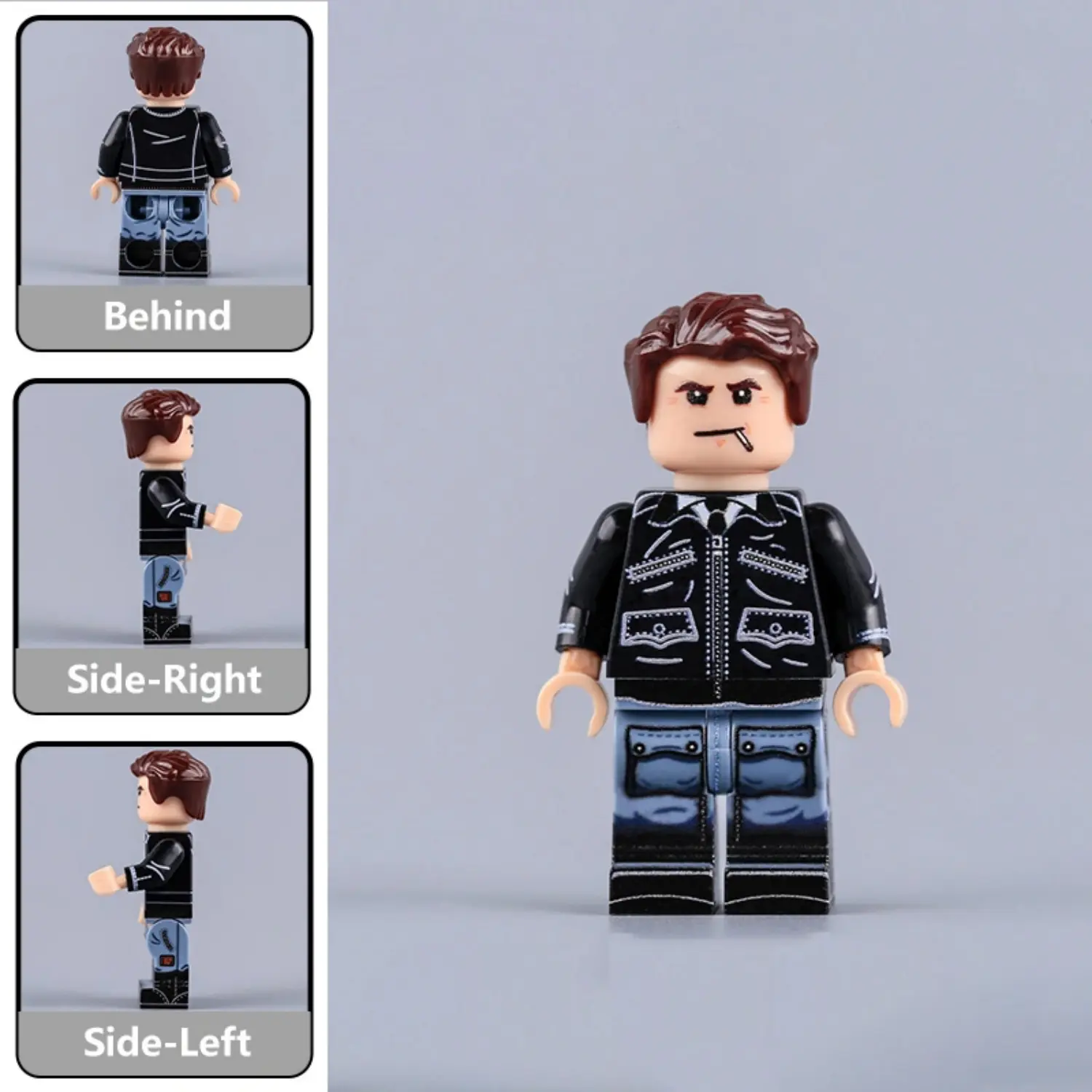 Minifigure - German Luftwaffe Air Force Fighter Pilot with black leather flight jacket WWII Minifigure - German Luftwaffe Air Force Fighter Pilot with black leather flight jacket WWII
