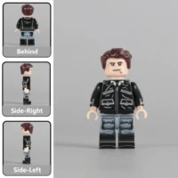 Minifigure - German Luftwaffe Air Force Fighter Pilot with black leather flight jacket WWII Minifigure - German Luftwaffe Air Force Fighter Pilot with black leather flight jacket WWII