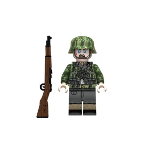 Minifigure - German Waffen-SS Infantryman (Grenadier) WWII (LEGO Compatible) Minifigure - German Waffen-SS Infantryman (Grenadier) WWII (LEGO Compatible)