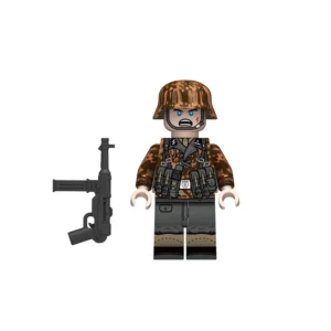 Minifigure - German Waffen-SS Soldier (MP40 Gunner) WWII (LEGO Compatible) Minifigure - German Waffen-SS Soldier (MP40 Gunner) WWII (LEGO Compatible)