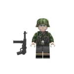 German Waffen-SS Squad Leader / Submachine Gunner WWII - Custom Printed Brick Block Figure