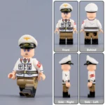 Karl Hanke (Reichsführer-SS / Gauleiter) a high-ranking official in Nazi Germany WWII - Custom Printed Brick Block Figure