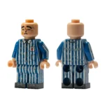 Nazi Concentration Camp Political Prisoner (Exhausted/Bruised Variant) WWII - Custom Printed Brick Block Figure
