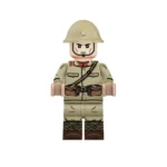 Imperial Japanese Army (IJA) Battle-Worn Soldier WWII - Custom Printed Brick Block Figure