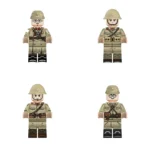 Imperial Japanese Army (IJA) Military Set WWII - Custom Printed Brick Block Figure