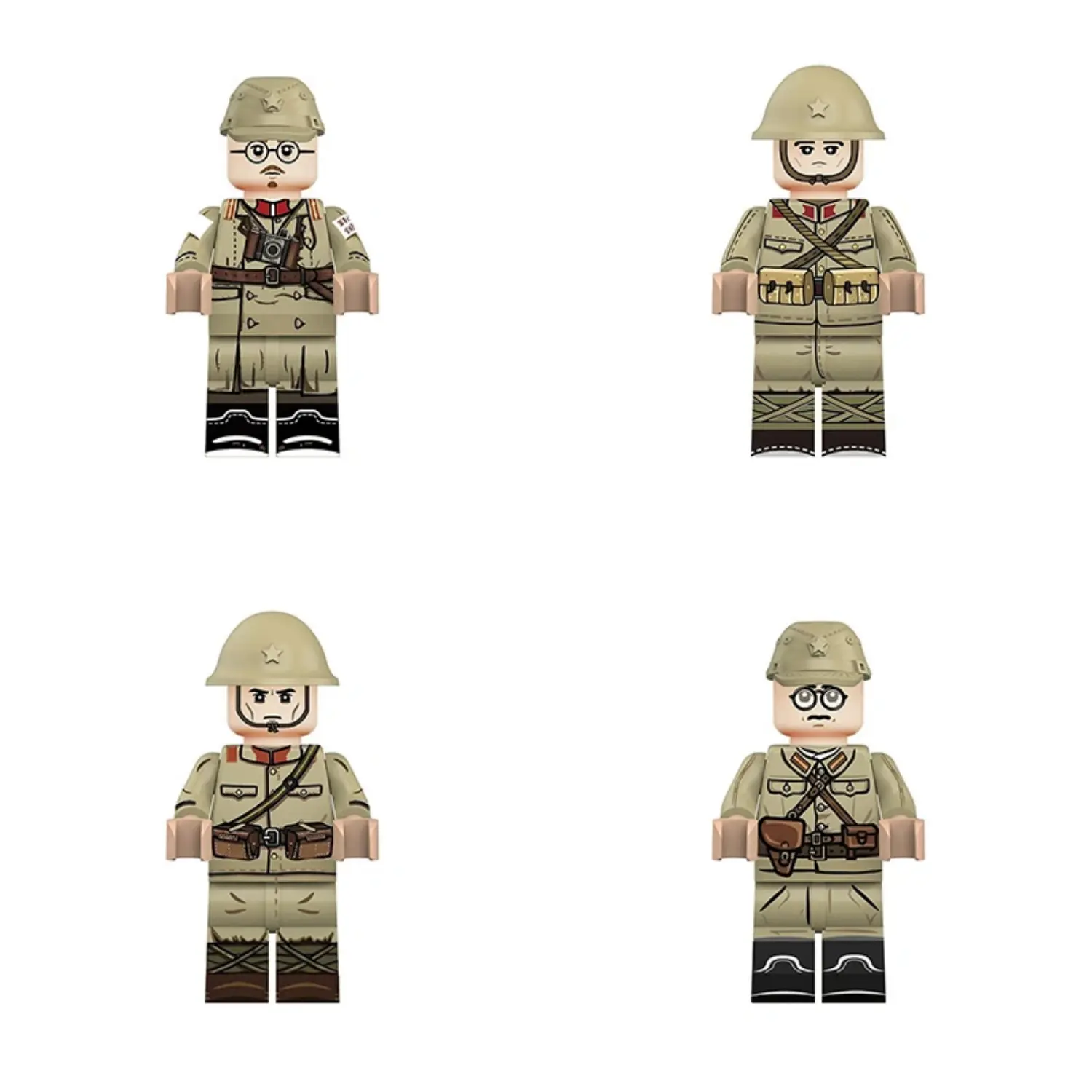 Minifigure – Imperial Japanese Army (IJA) Military Set WWII (LEGO Compatible) Minifigure – Imperial Japanese Army (IJA) Military Set WWII (LEGO Compatible)